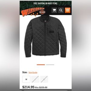 BNWT Harley Davidson Coastal Riding Jacket Grey - XL